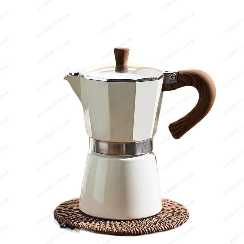 Outdoor Furniture Italian - หม้อต้มกาแฟมอคค่าพอทแบบวาล์วคู่ เครื่องทำกาแฟมอคค่าพอท ใช้กับเตาไฟฟ้า สำหรับใช้ในบ้าน สไตล์อิตาเลียน สำหรับบาริสต้า