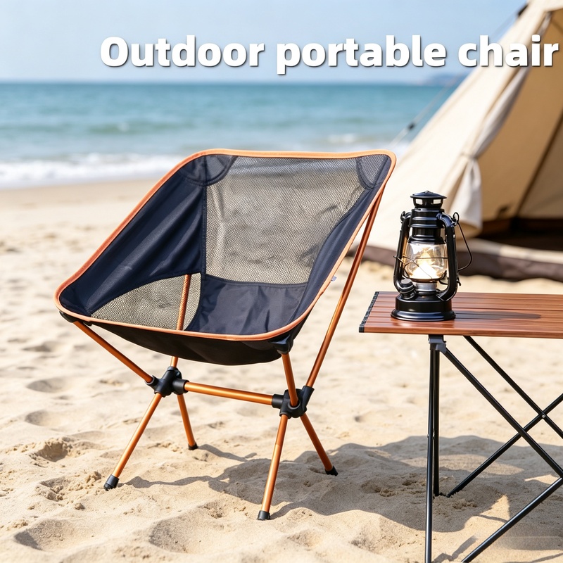Outdoor Furniture Cheap - เก้าอี้อลูมิเนียมอัลลอยด์น้ำหนักเบาพิเศษ เก้าอี้พับแบบพกพาสำหรับตั้งแคมป์ เก้าอี้พักผ่อนสำหรับตกปลา ปิกนิก เดินป่า และกิจกรรมกลางแจ้ง