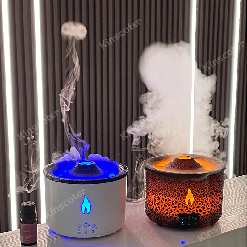 Outdoor Furniture Oil - KINSCOTER Volcano Flame Aroma Diffuser แมงกะพรุนควันแหวน