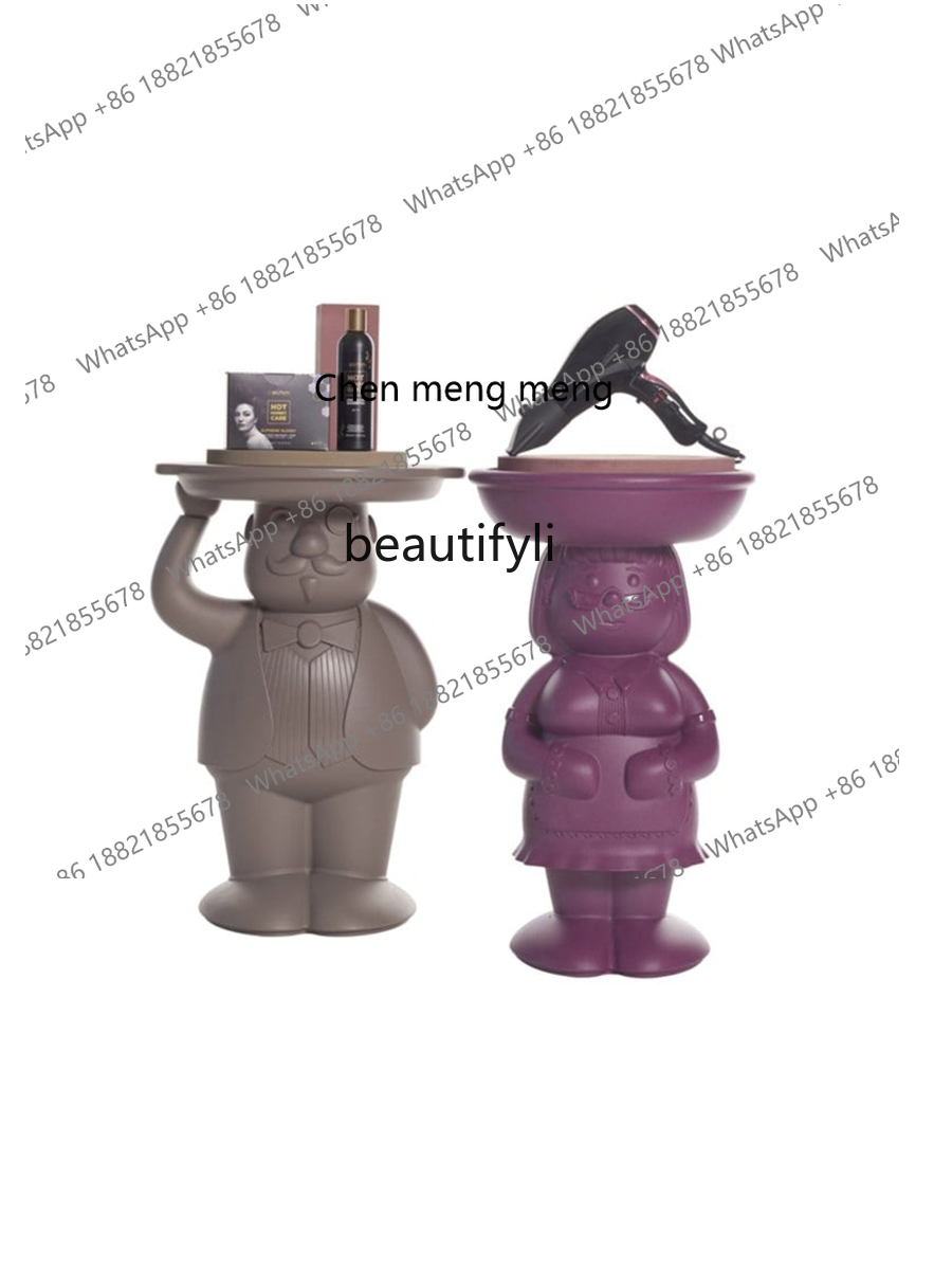 Outdoor Furniture Italian - โต๊ะกาแฟอิตาลี โต๊ะข้างเตียง รูปทรงตุ๊กตาน่ารัก โต๊ะข้างสำหรับใช้งานกลางแจ้ง เฟอร์นิเจอร์ห้องนั่งเล่น