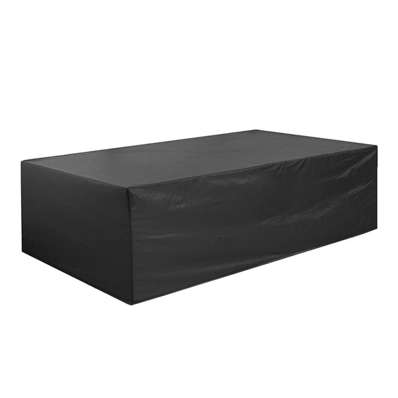 Outdoor Furniture Covers Xxl - ABGG-ชุดผ้าคลุมเฟอร์นิเจอร์ลานบ้านกันน้ำ, ผ้าคลุมเฟอร์นิเจอร์สำหรับงานหนักสำหรับชุดโซฟาแบบกลางแจ้ง ชุดโต๊ะหวายหวาย XXL Dura