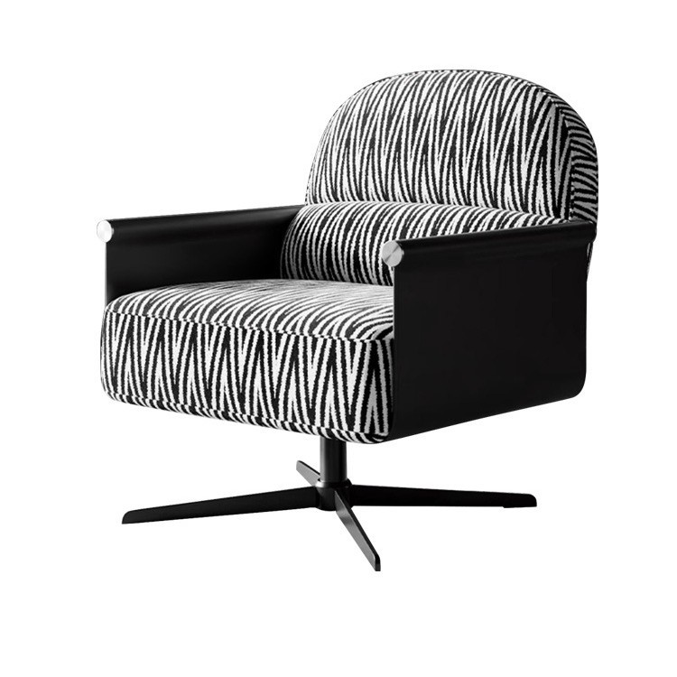Outdoor Furniture Italian - เก้าอี้พักผ่อนแบบหมุนได้สไตล์อิตาเลียน โมเดิร์น มินิมอล นุ่มสบาย สำหรับใช้ในบ้าน ห้องนอน