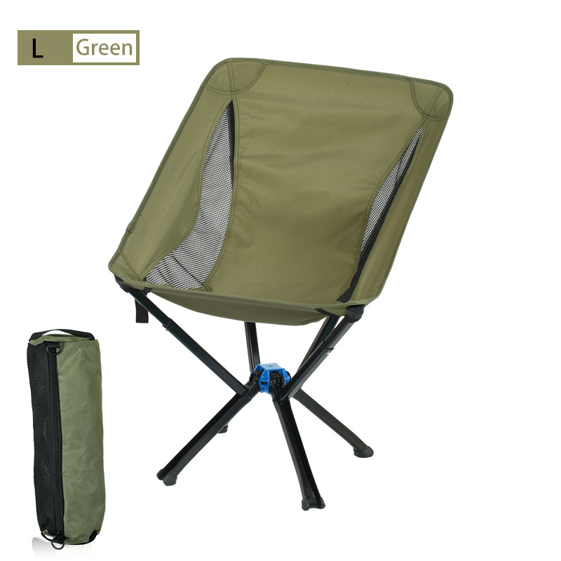 Outdoor Furniture Cheap - เก้าอี้แคมป์ปิ้งพับได้พกพาได้พับได้ขนาดเล็กเก้าอี้ดวงจันทร์กลางแจ้งเป้สะพายหลัง Kursi Travel ปิกนิกเปิดเร็ว