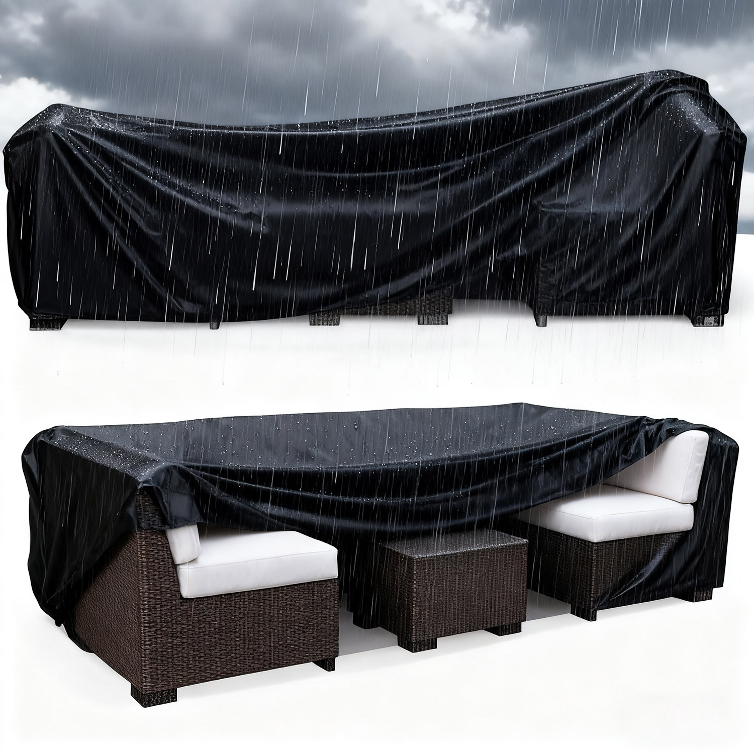 Outdoor Furniture Manufacturer - ผ้าคลุมเฟอร์นิเจอร์สำหรับลานกลางแจ้ง มีหลายขนาด ผ้าคลุมชุดเฟอร์นิเจอร์สำหรับสวนและลานกลางแจ้ง เหมาะสำหรับทุกฤดูกาลบนลานบ้าน สนามหญ้า และสวนหลังบ้าน