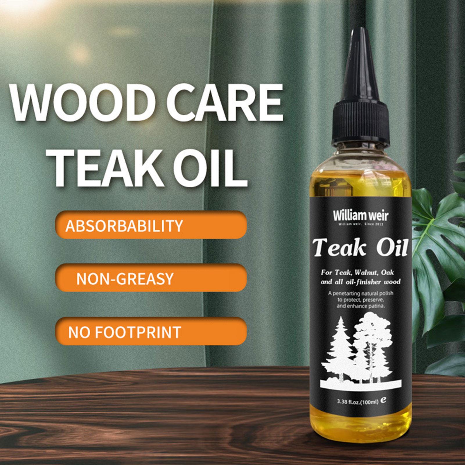 Outdoor Furniture Oil - น้ำยาขัดไม้ น้ำมันบำรุงไม้ 100 มล. น้ำยาขัดพื้นไม้เนื้อแข็ง น้ำยาฟื้นฟูไม้