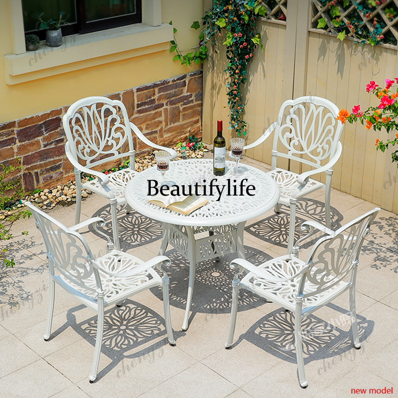 Outdoor Furniture Italian - ชุดเฟอร์นิเจอร์สวนสไตล์มินิมอล ดีไซน์หรูหรา ทันสมัย สไตล์อิตาลี กันน้ำ เหมาะสำหรับโรงแรม