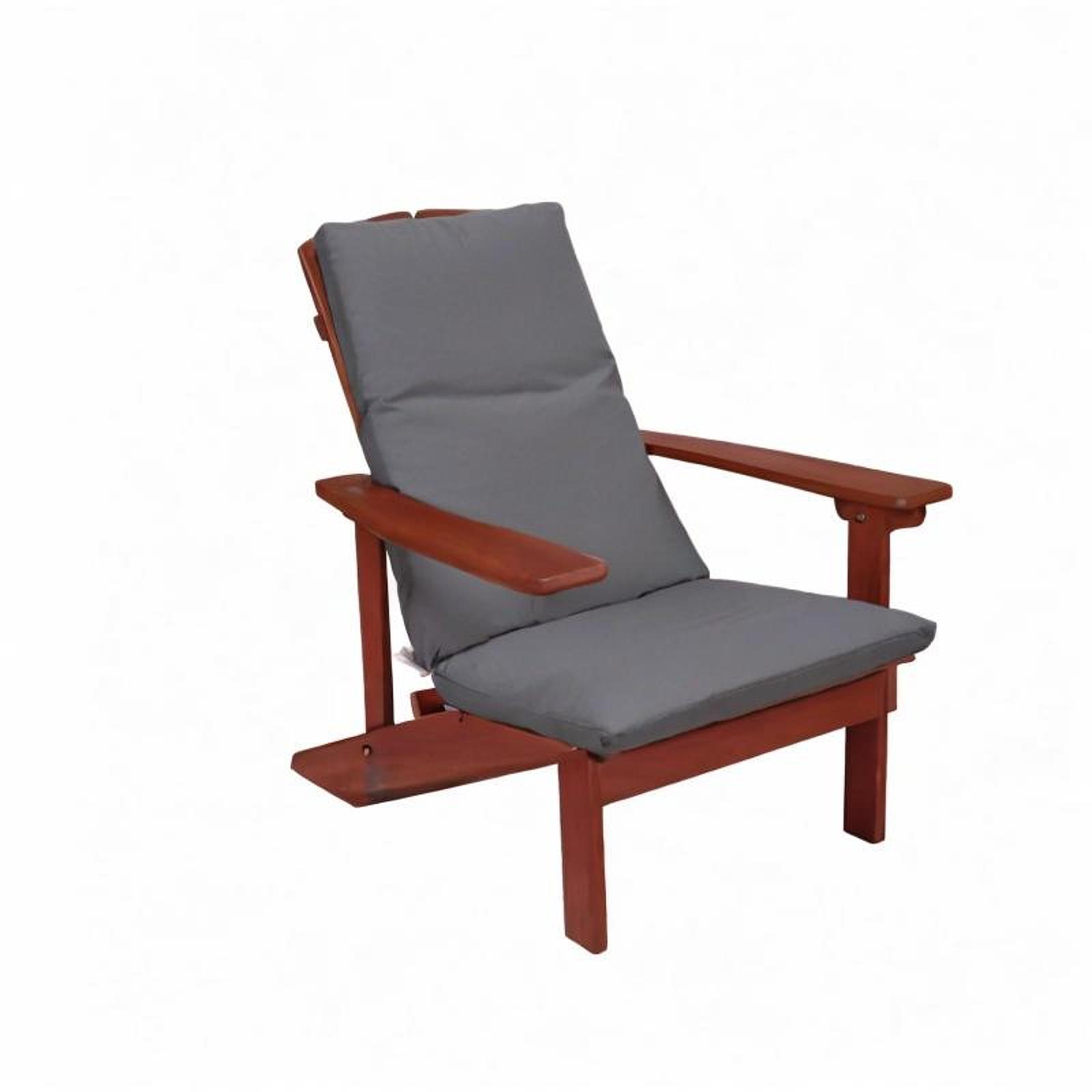 Deck Chair Lounger - เบาะรองนั่งเก้าอี้ลานบ้านพร้อมสายรัด กันน้ำ พร้อมปลอกหุ้มที่ถอดออกได้ สำหรับระเบียงหน้าบ้าน สนามหญ้า เฟอร์นิเจอร์ริมสระน้ำ