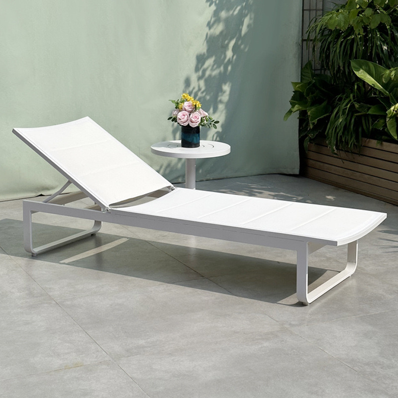 Outdoor Furniture Italian - เก้าอี้พักผ่อนริมสระน้ำสุดหรูสไตล์อิตาลี ทำจากอะลูมิเนียม เฟอร์นิเจอร์กลางแจ้งสำหรับลานบ้าน สวน สนามหญ้า ระเบียงอาบแดด