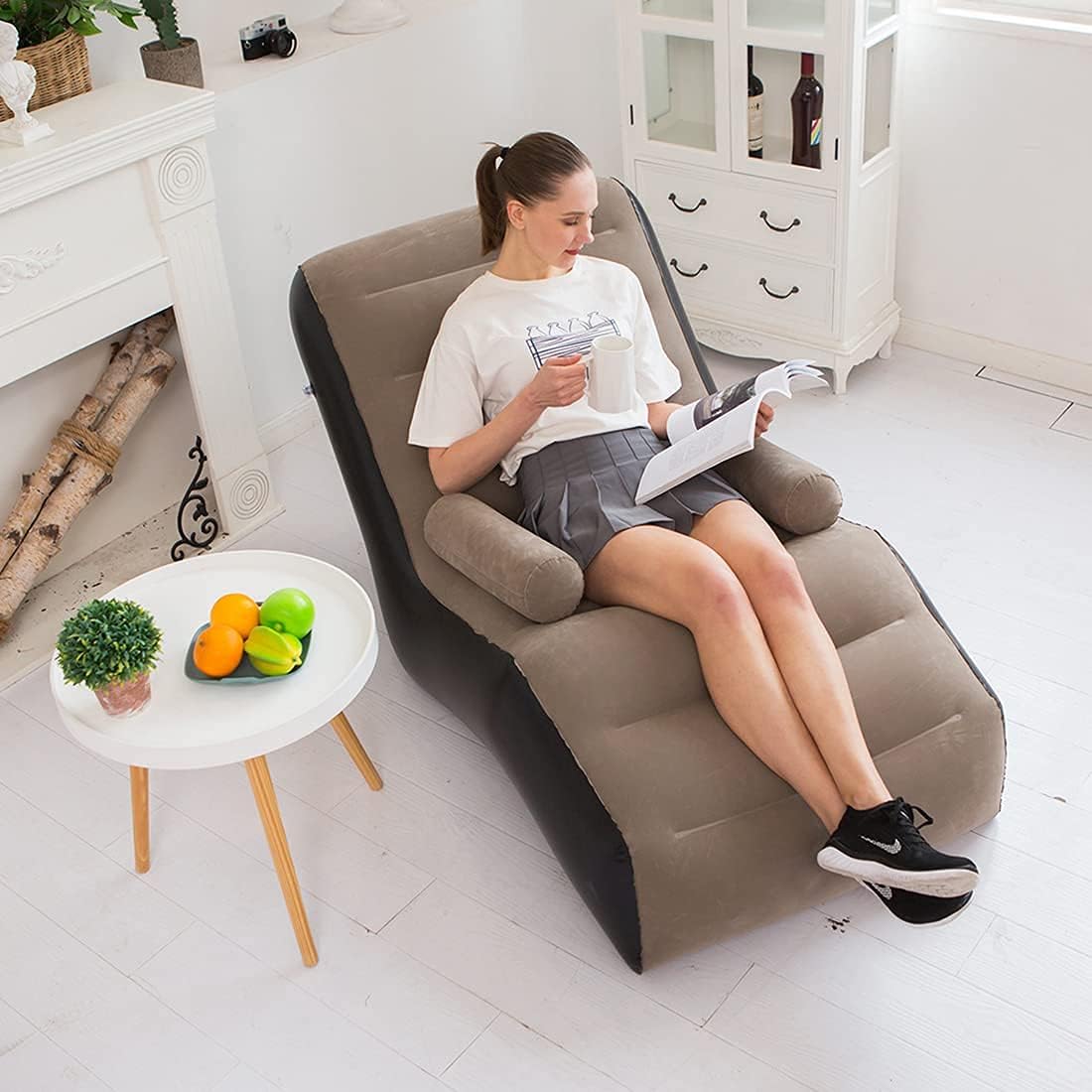 Outdoor Furniture Cheap - พับโซฟา,Inflatable Lounge เก้าอี้หนาทนทานพับ, ขนาดกะทัดรัด GAMING Lounger