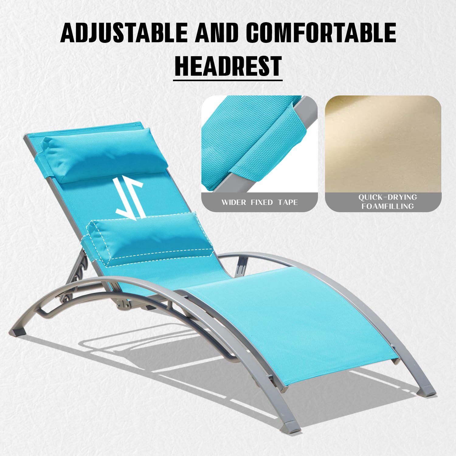 เก้าอี้อาบแดดอลูมิเนียมสำหรับก - Deck Chair Lounger บทวิจารณ์และราคา