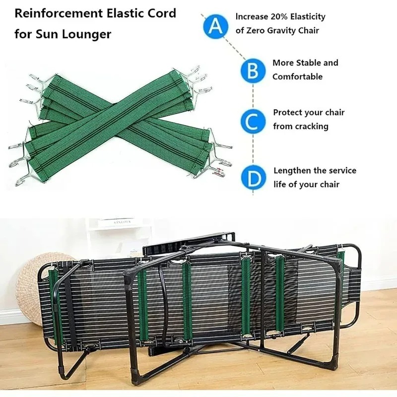 3/6 ชิ้นสายรัดเสริมแรงรับน้ำหน - Deck Chair Lounger บทวิจารณ์และราคา