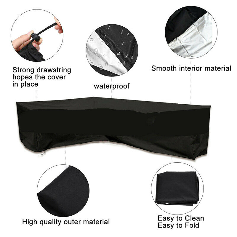 เฟอร์นิเจอร์รูปตัว L ผ้าคลุมกั - Outdoor Furniture Manufacturer บทวิจารณ์และราคา