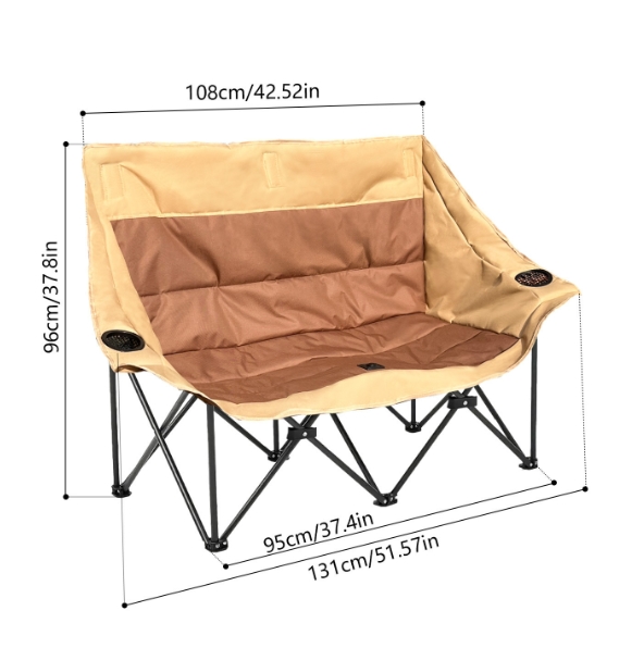 เก้าอี้พับคู่สำหรับตั้งแคมป์กล - Outdoor Furniture Plus บทวิจารณ์และราคา