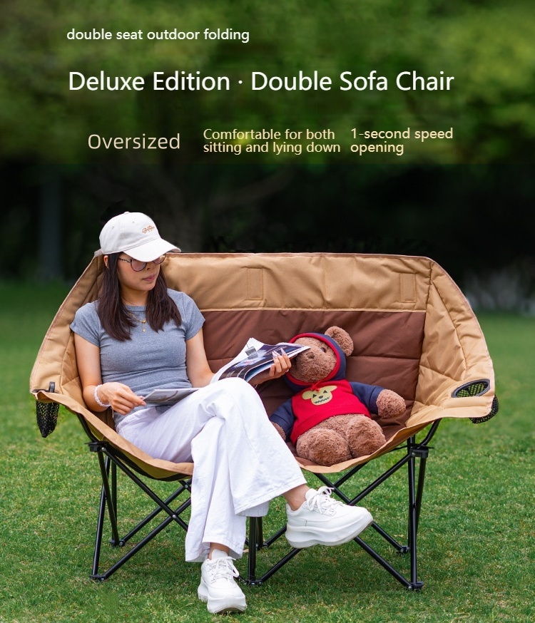เก้าอี้พับคู่สำหรับตั้งแคมป์กล - Outdoor Furniture Plus บทวิจารณ์และราคา