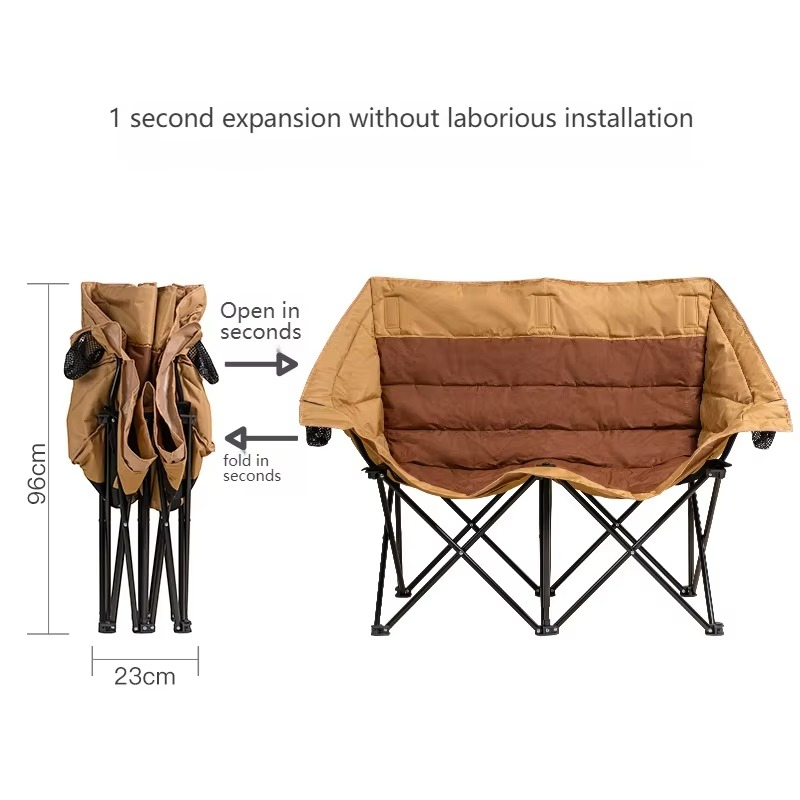 เก้าอี้พับคู่สำหรับตั้งแคมป์กล - Outdoor Furniture Plus บทวิจารณ์และราคา