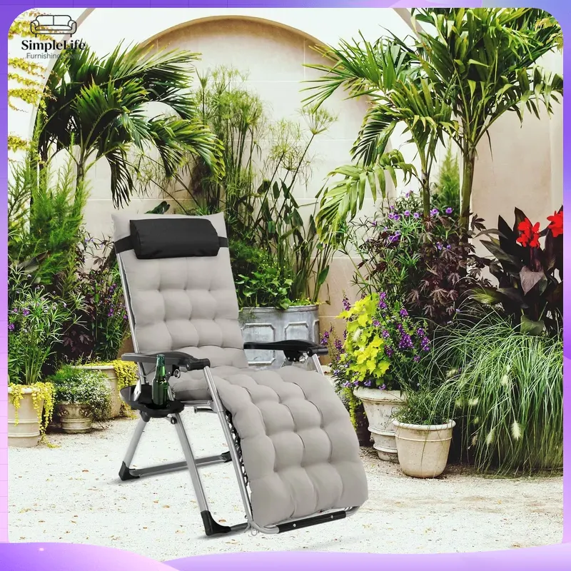 เก้าอี้พักผ่อนปรับเอนได้แบบไร้ - Deck Chair Lounger บทวิจารณ์และราคา
