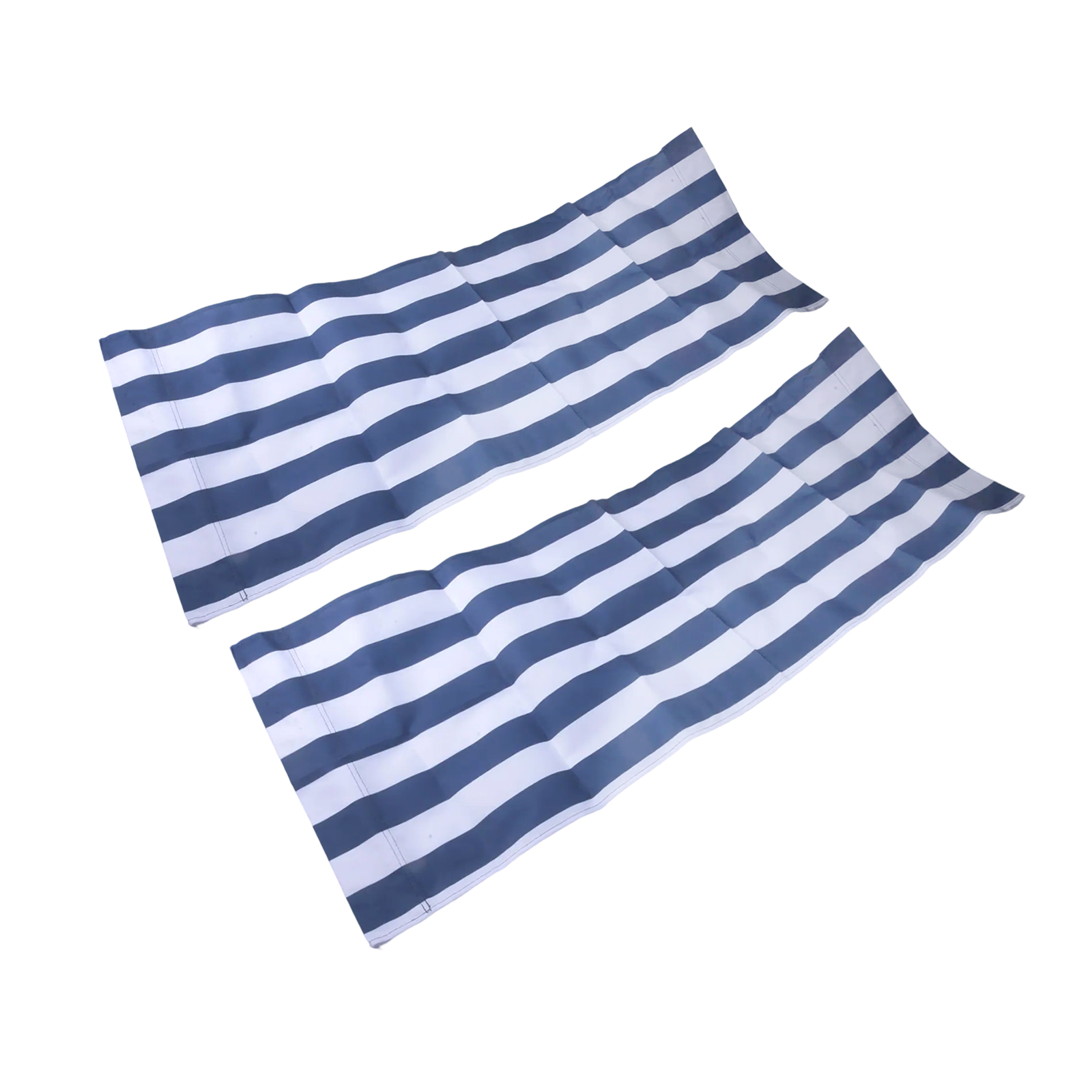 ผ้าโพลีเอสเตอร์ลายทางสีขาวน้ำเ - Deck Chair Lounger บทวิจารณ์และราคา