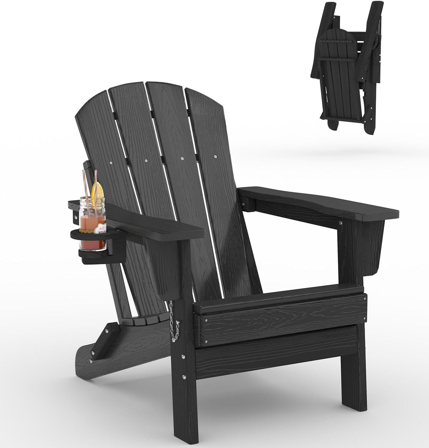 เก้าอี้ Adirondack พับได้ ทำจา - Outdoor Furniture Fire Pit บทวิจารณ์และราคา