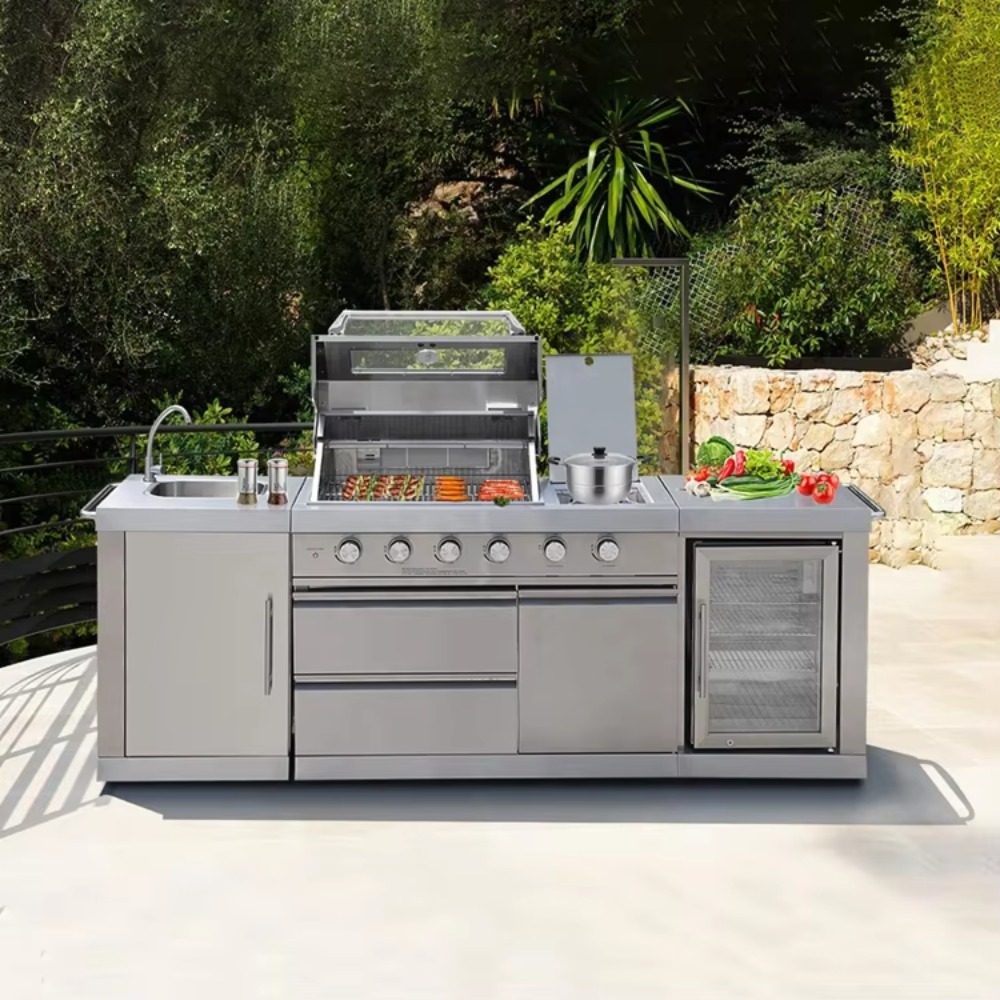 ชุดครัวกลางแจ้งพร้อมหลังคาคลุม - Outdoor Furniture Ideas บทวิจารณ์และราคา