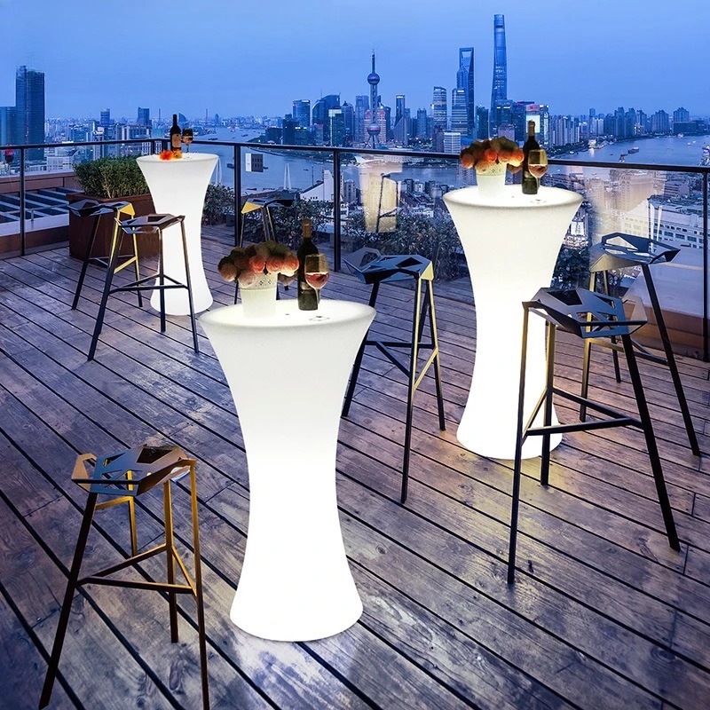 【สินค้าขายดี】โต๊ะบาร์พร้อมไฟ โ - Outdoor Furniture Exhibition บทวิจารณ์และราคา