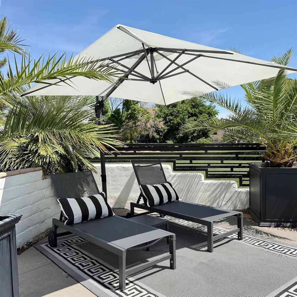 ชุดเก้าอี้พักผ่อนริมสระน้ำพร้อ - Deck Chair Lounger บทวิจารณ์และราคา
