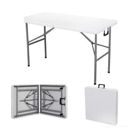 โต๊ะพับ HDPE แบบพกพาสำหรับตั้ง - Outdoor Furniture Exhibition บทวิจารณ์และราคา