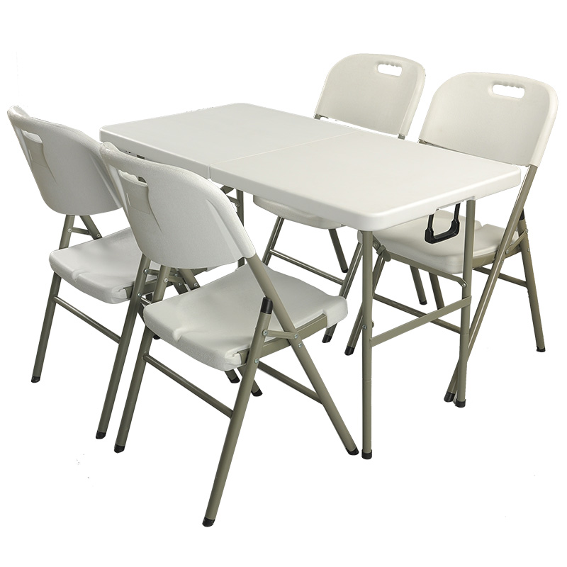 โต๊ะพับ HDPE แบบพกพาสำหรับตั้ง - Outdoor Furniture Exhibition บทวิจารณ์และราคา
