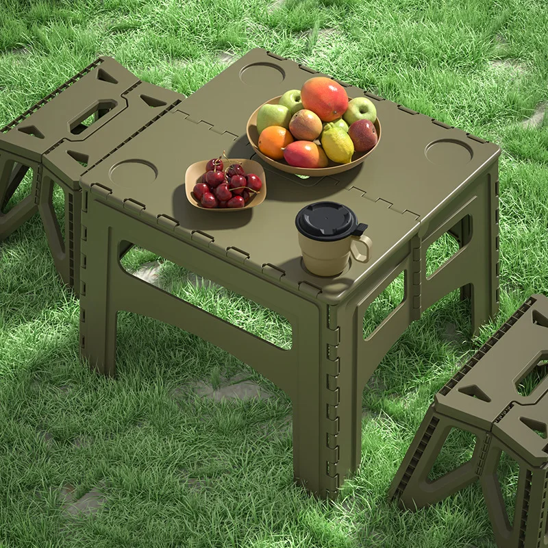 พับแบบพกพากลางแจ้งขยายพลาสติก  - Outdoor Furniture Exhibition บทวิจารณ์และราคา