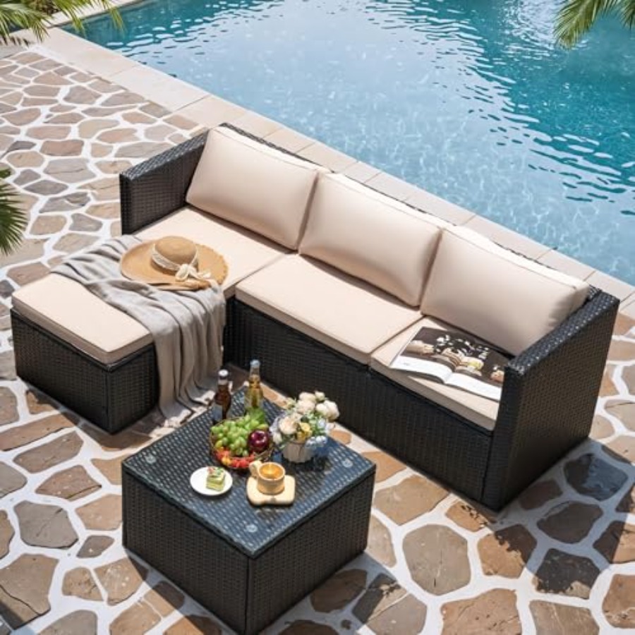 ชุดเฟอร์นิเจอร์สำหรับลานกลางแจ - Outdoor Furniture Plus บทวิจารณ์และราคา
