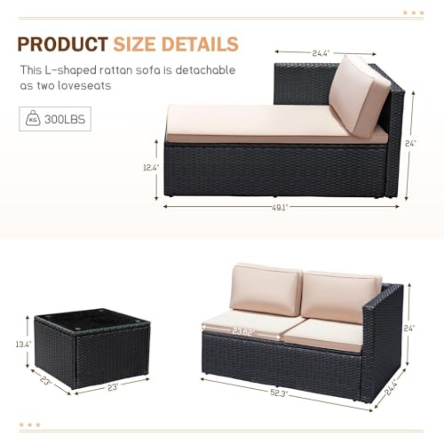 ชุดเฟอร์นิเจอร์สำหรับลานกลางแจ - Outdoor Furniture Plus บทวิจารณ์และราคา