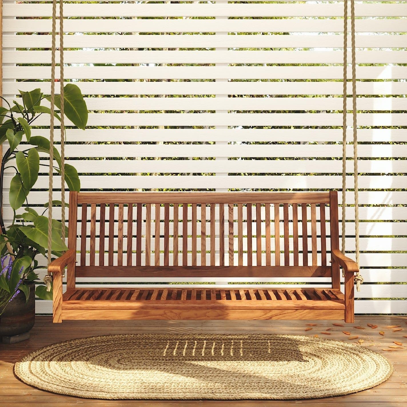 ชิงช้าไม้กระถินขนาด 5 ฟุต ทนทา - Outdoor Furniture Oil บทวิจารณ์และราคา