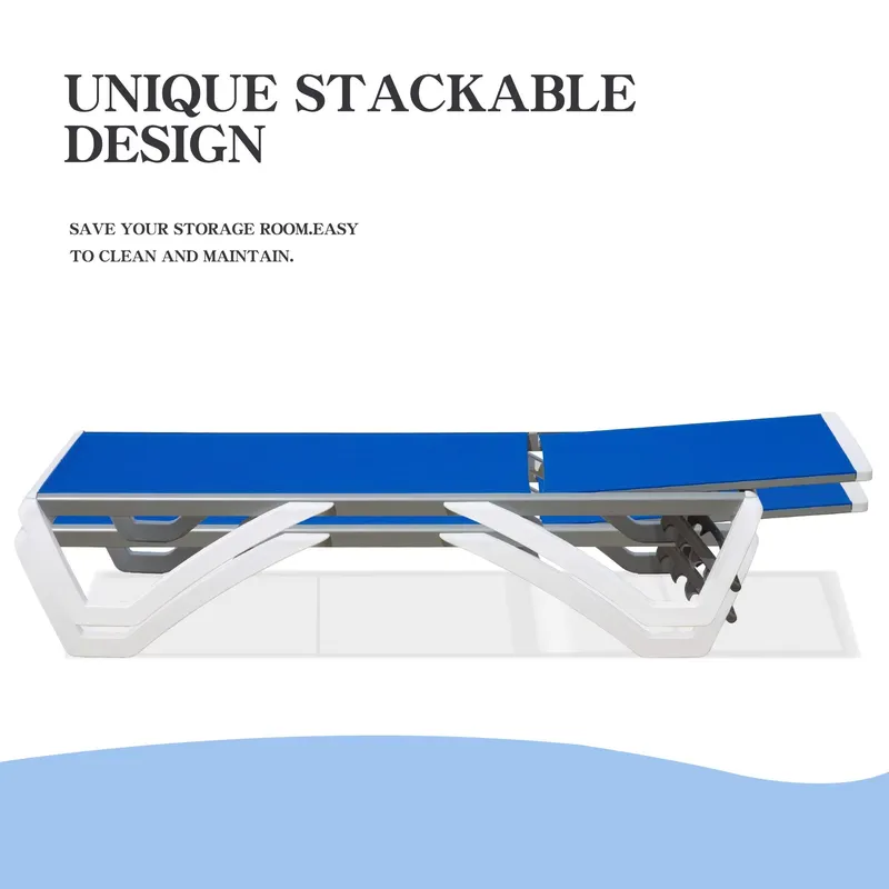 เก้าอี้พักผ่อนปรับระดับได้ อลู - Deck Chair Lounger บทวิจารณ์และราคา