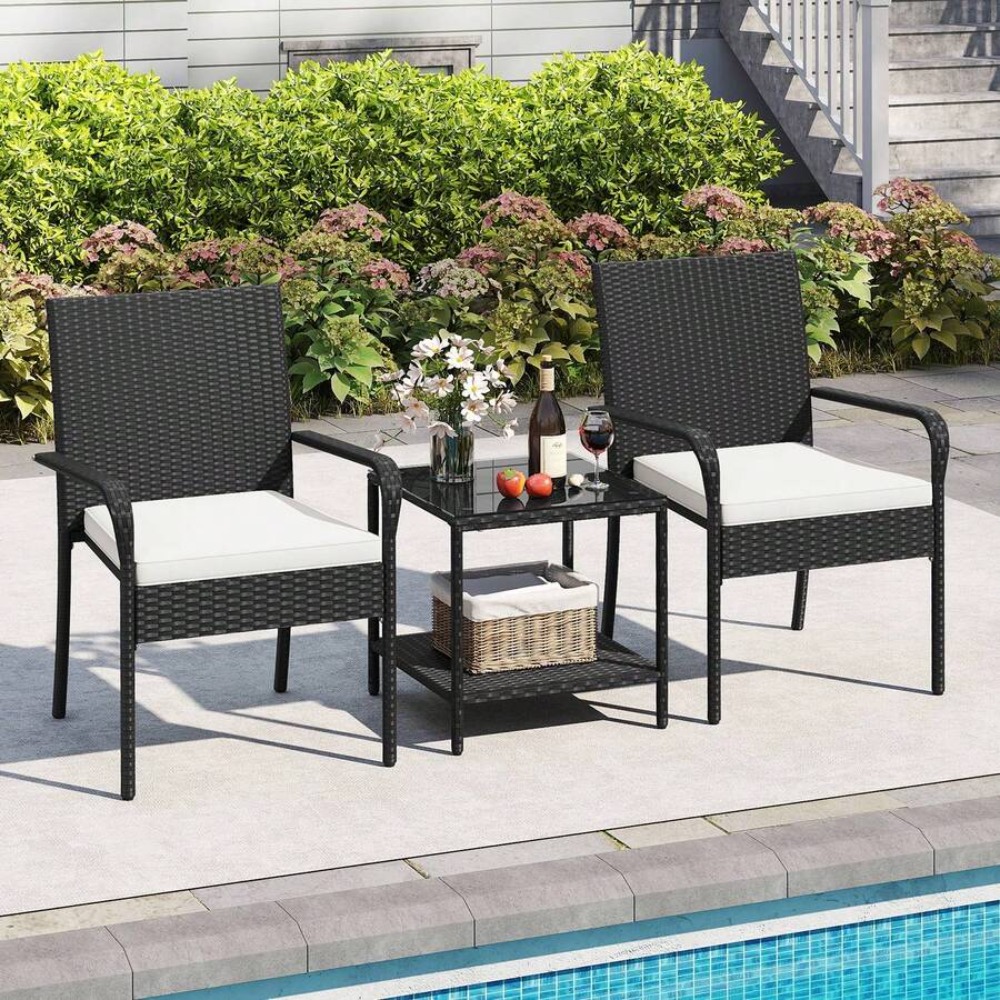 ชุดเฟอร์นิเจอร์ลานบ้าน 3 ชิ้น  - Outdoor Furniture Plus บทวิจารณ์และราคา
