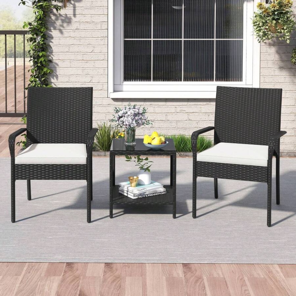 ชุดเฟอร์นิเจอร์ลานบ้าน 3 ชิ้น  - Outdoor Furniture Plus บทวิจารณ์และราคา