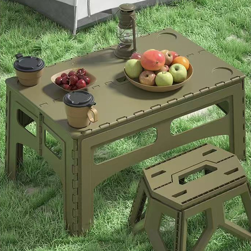 โต๊ะพลาสติกพับได้แบบพกพาสำหรับ - Outdoor Furniture Exhibition บทวิจารณ์และราคา